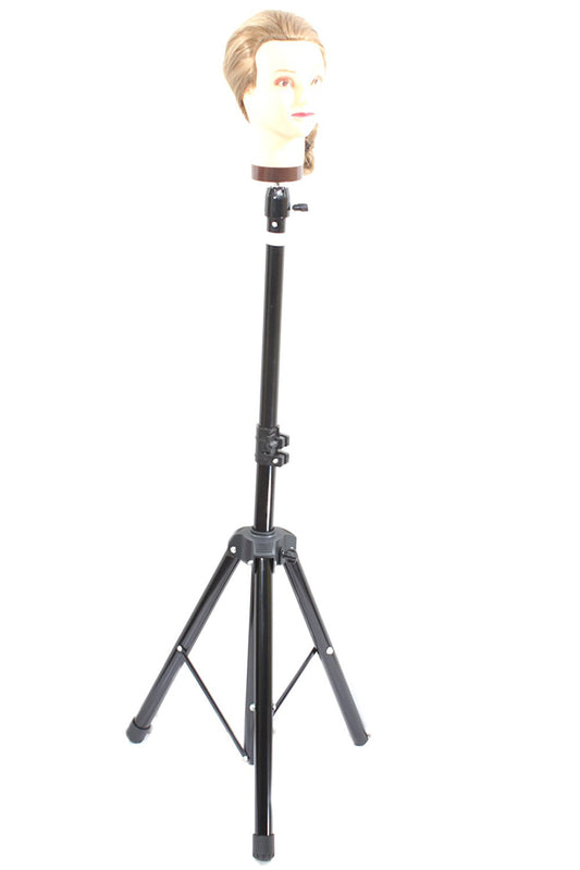 Ritzkart 2 fit to 7 fit Adjustable Mannequin Head Thick Rode Tripod Hairdressing Training Head Holder Salon Hair Clamp Wig Stand.