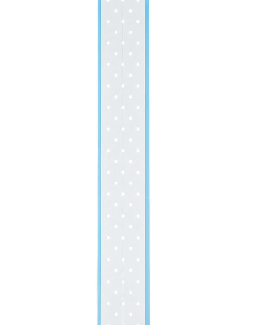 (1 1/2"x12") 10 PC 1 pack Extenda-Bond Plus Strips individual Double-Sided Tape Tabs with Breathing Holes Blue Liner Adhesive for Lace Front Wigs/Toupees.