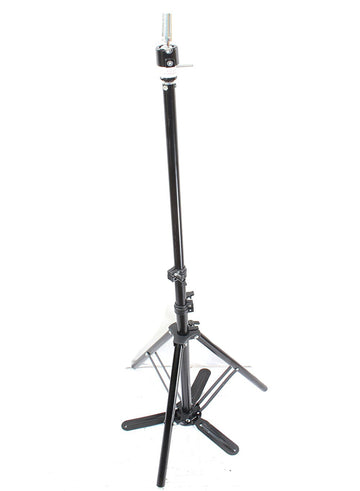 Ritzkart 2 fit to 7 fit Adjustable Tripod Stand Hairdressing Training Mannequin Head Holder Metal Black Super Heavy Professional Quality.(Black)