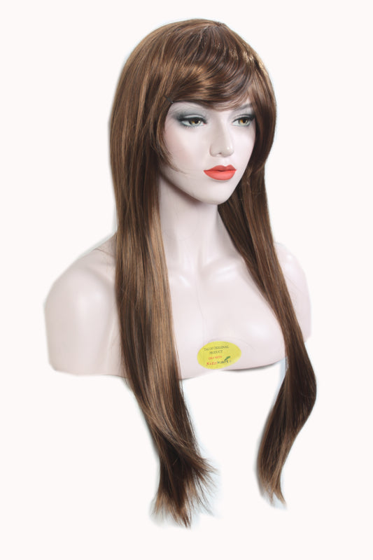 Women & Girls Fashion Long Straight Synthetic Hair Wig 003
