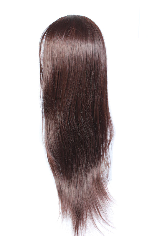 30 inch 50% Fiber Mix Long & Soft Heat Hair 220 c Degree tasted Dummy For Curly/Styling / Practice..