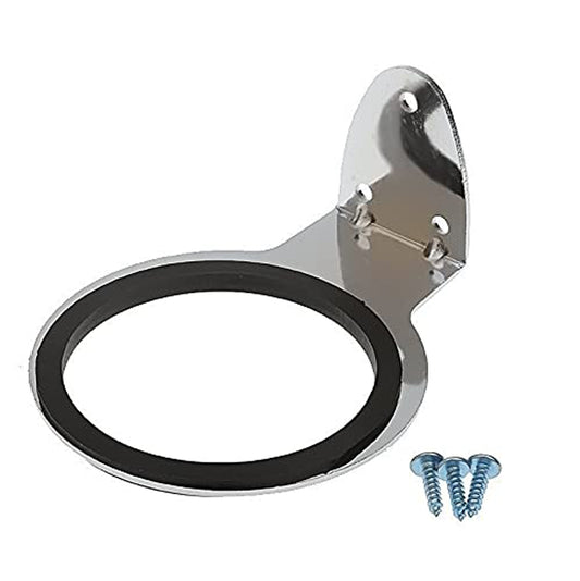 RITZPRIME Stainless Steel Low Space Hair Dryer Holder Stand (Silver )