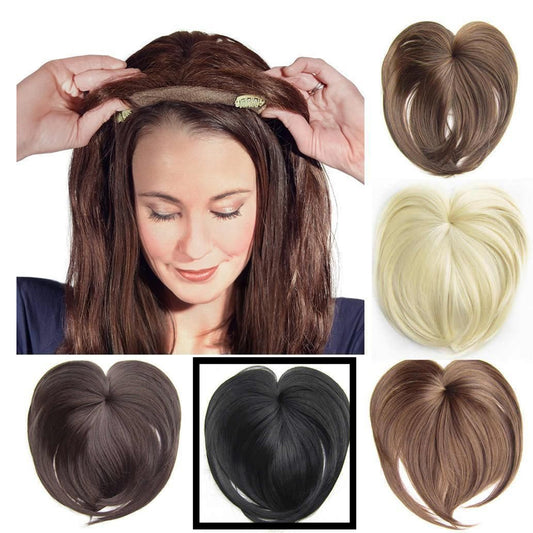 Ritzkart 10 Inch golden Synthetic Short Hair Patch For Women .