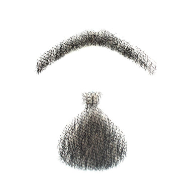 Ritzkart Realistic Men's Fake Beard Mustache: Human Hair Simulation for Acting and Molding (2 No.)