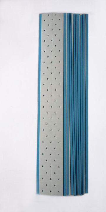 (1 1/2"x12") 10 PC 1 pack Extenda-Bond Plus Strips individual Double-Sided Tape Tabs with Breathing Holes Blue Liner Adhesive for Lace Front Wigs/Toupees.