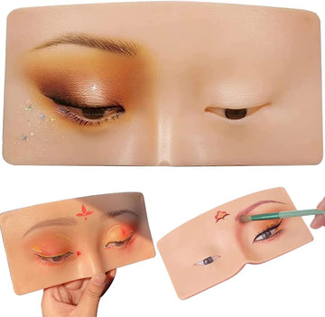 Ritzkart Eye Mask Board Silicone Skin Eye Makeup Practice Dummy For Personal & Saloon Activity