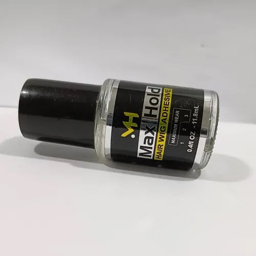 Max Hold Glue for Lace Wigs Waterproof Strong Invisible Long lasting Bonding Wig Glue (11.8ml/100m