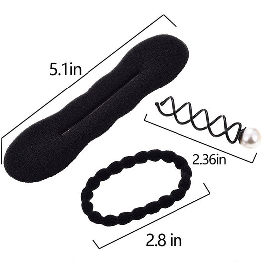 Ritzprime Hair Accessories Combo Set Tool Hair Accessory Set Black.