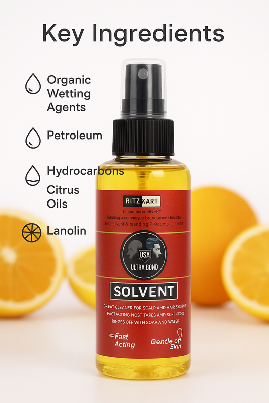 Ritzkart USA Ultra Bond Remover 118ml – Professional Hair Adhesive & Lace Wig Glue Remover Safe & Effective Solution for Removing Hair Patch Front Lace and Full Wig Glue