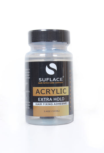 SUFLACE EXTRA HOLD HAIR WIG FIXING ADHESIVE 3.4OZ 101ML WITH BRUSH