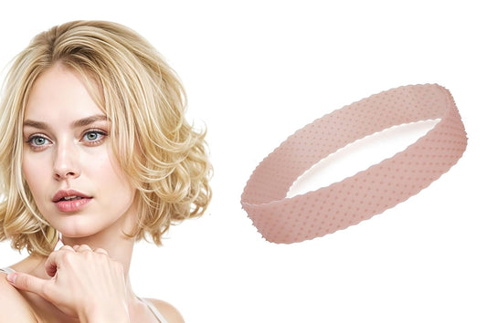 1 Pc Silicone Non-Slip Elastic Wig Grip Headband Designed for Secure Wig Fixing for Both Women and Men, Offering Comfort and Stability for All-Day Wear (Peach)