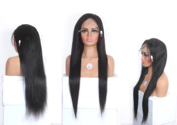 Natural Black Remy Hair Wig – 13x4 Lace Front, Glueless & Adjustable | 16-30” | Washable | Wholesale Offer: Buy 2 @ ₹2000 Disscount  | Buy 5 Get Extra 2" Free