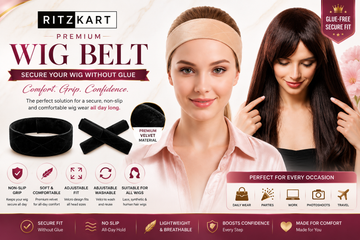 Wig Belt: Complete Guide to Secure Your Wig Without Glue | Best Wig Grip Band by Ritzkart
