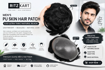 Men’s 0.03 PU Skin Hair Patch: The Complete Guide to a Natural-Looking Hair Replacement System
