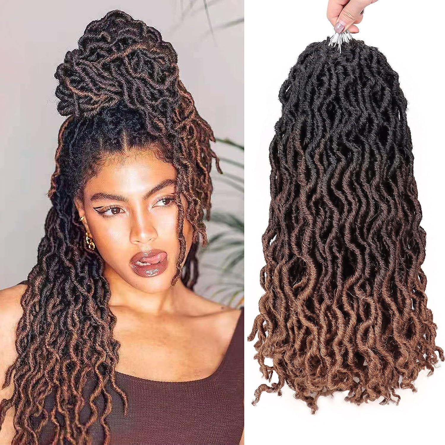 Dreadlock Extensions Back dreadlock hair extensions.