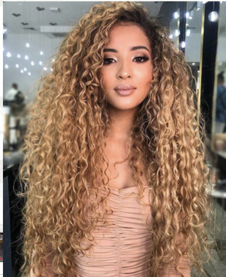 60 cm  Pack Of 1 Curly Long Synthetic Hair Wig for Women