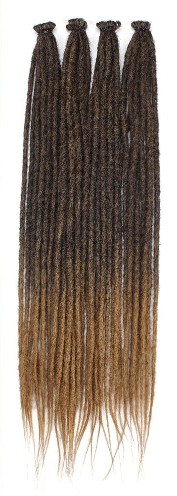 Ritzkart 36 Inch Dreadlock Extensions - 12 Strands of Natural Color Soft Long Dreads, Handmade Loc Extensions for Men & Women, Durable & Lightweight Hairpieces for a Stylish Look, Synthetic Dread Extensions