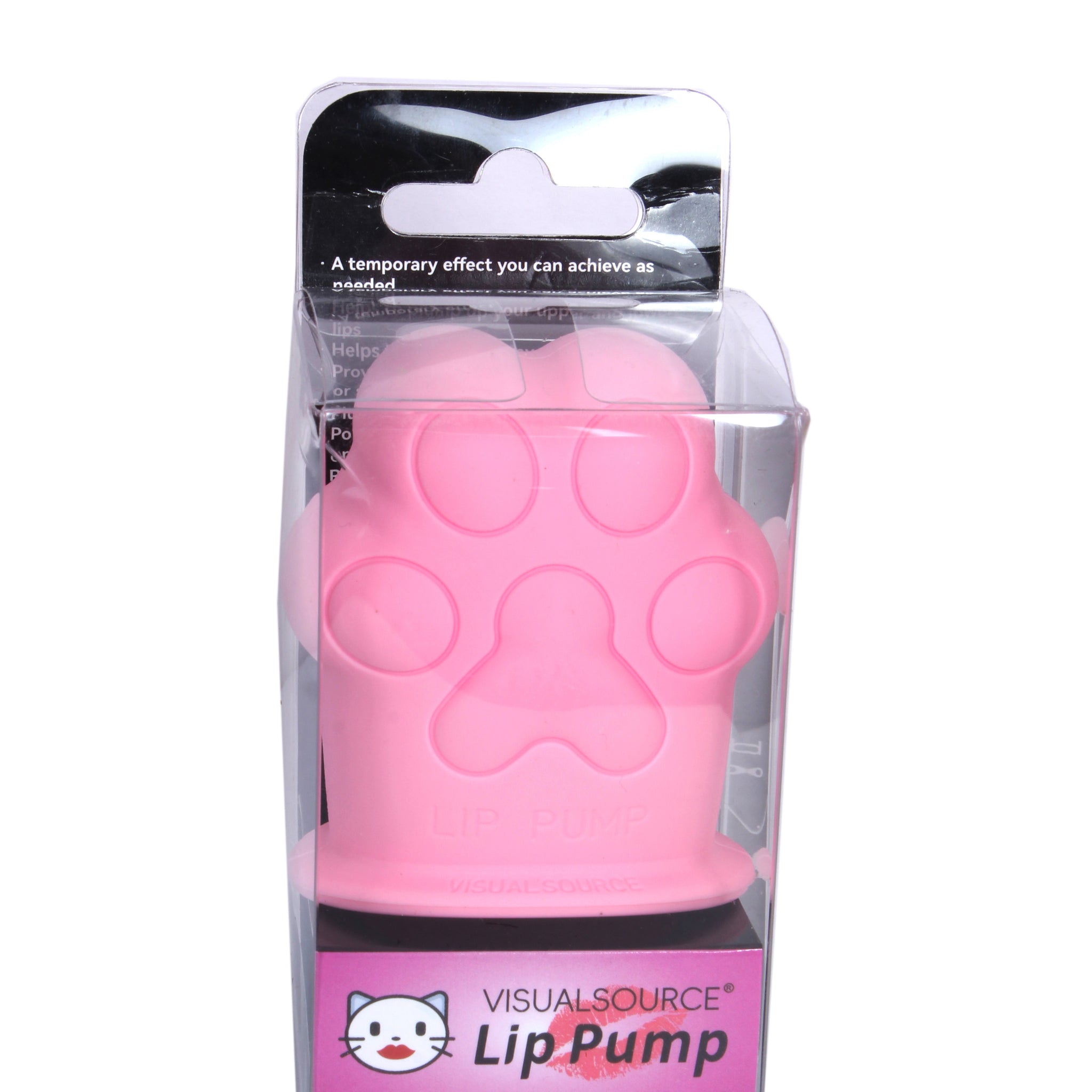 Ritzkart Girls' Lip Pump - Cat Hand Shape Soft Silicone Lip Enhancer Plumper for Fuller, Gorgeous Lips (Pink) Pack Of 1