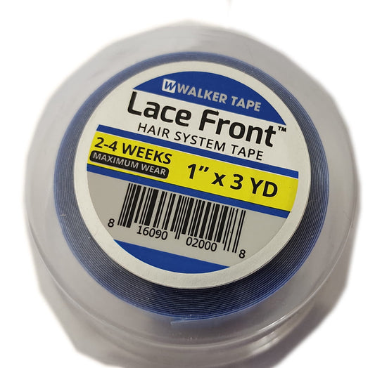 Lace Front Tape by Walker USA – Double Sided Hair System Tape  3, 12, 36 Yards  Wholesale 5, 25, 50 Pcs