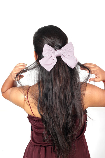 Kids Ribbon Hair Accessories Clip Popular Plain Large Big Satin Ribbon Hair Bow Clip For Girls Women.