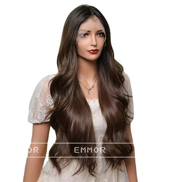 Wholesale Synthetic Lace Wigs Body Wave Lace Front Black synthetic Wigs Lace Natural Fiber Wigs