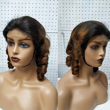 Double Drawn Funmi Hair Wigs  Lace Wig Spring Curly
