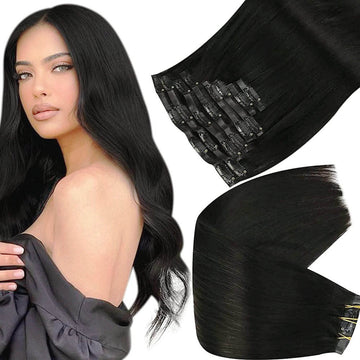 ( Dispatch In 3 Days Customization ) Seamless Hair Extension 1 - 10 Piece Available In Wholesale Rates Clip On Human Hair Extension For Women