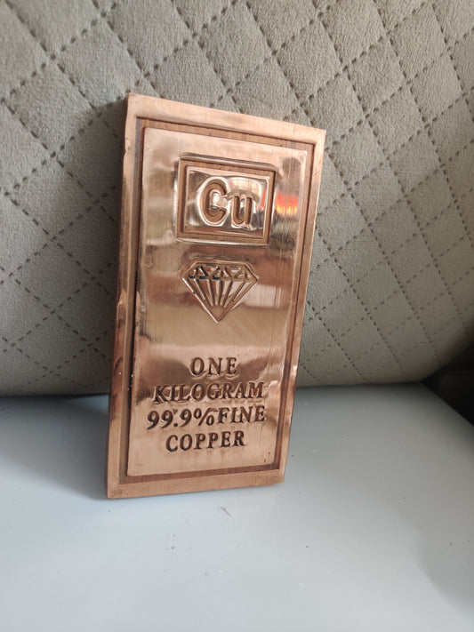 Ritzprime 1 KG 99.9% Pure ETP Grade Copper Bar | Buy Copper Online India