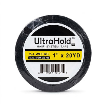 Ultra Hold Hair System Cotton Tape Pro 1 x 20 Yard Maximum Wear 2-4 Weeks (Blue)