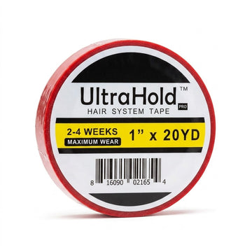 Ultra Hold Hair System Transparent Double Sided Tape Pro 1 x 20 Yard Maximum Wear 2-4 Weeks