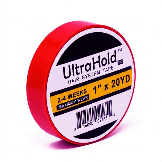 Ultra Hold Hair System Transparent Double Sided Tape Pro 1 x 20 Yard Maximum Wear 2-4 Weeks