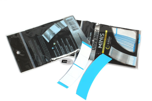 Ritzkart Ultra Hold Minis Tape 36 pc (72 Tabs) – Double Sided Super Thin Adhesive for Toupee & Hair Systems Strong Hold Wig & Hair Extension Tape for Men & Women