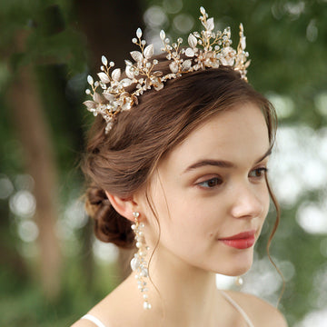 Bridal Hair Accessories  Handmade Crown Wedding Accessories 1 PC For Women