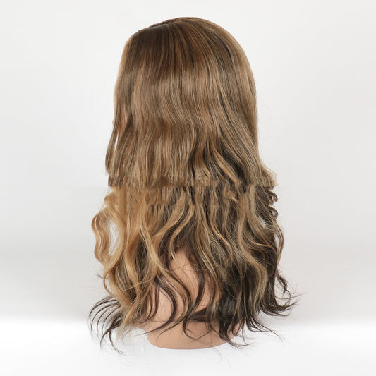 Women's Chemical Fiber Wig With Gradient Long Curly Hair