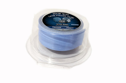 Ritzkart Ultrabond Lace Front Tape Transparent 3–36 Yards Waterproof Double-Sided Wig Tape Strong Adhesive for Hair System 2–4 Week Hold Invisible Easy to Apply & Remove Long-Lasting Bond-Blue
